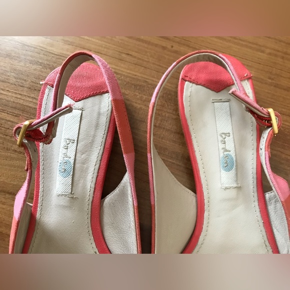 Boden Pink and Orange Flats - Picture 10 of 10